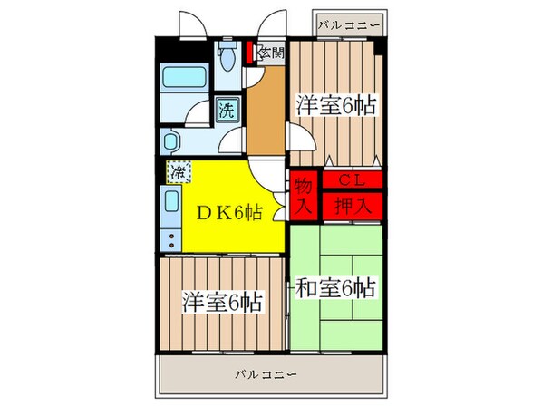 メゾン寿の物件間取画像